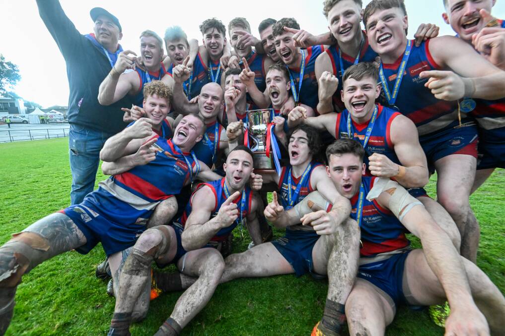 Gisborne celebrates grand final glory. Pictures by Darren Howe