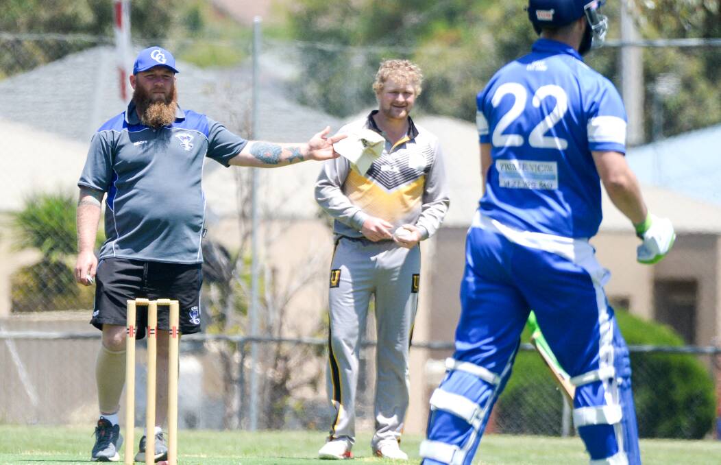 Players were forced to umpire last Saturday's EVCA matches. Picture: DARREN HOWE