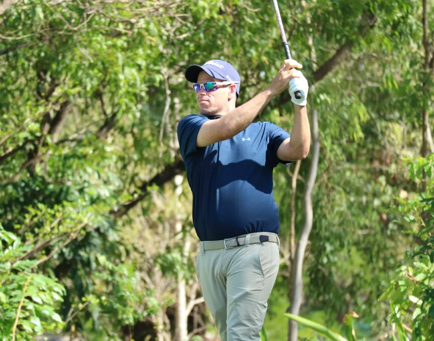 Andrew Martin in action on day two of the Northern Territory PGA Championship. Picture: PGA AUSTRALIA