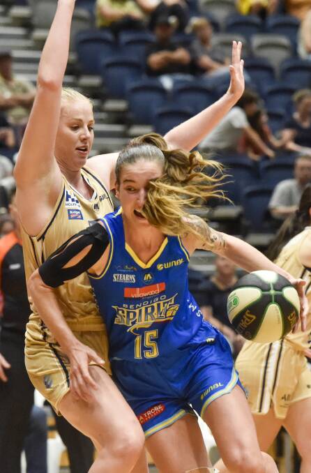 Anneli Maley led the league in scoring and rebounding. Picture: DARREN HOWE