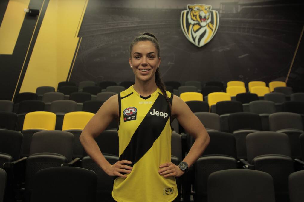 Grace Campbell has signed with Richmond's AFLW team. Picture: RICHMOND FOOTBALL CLUB