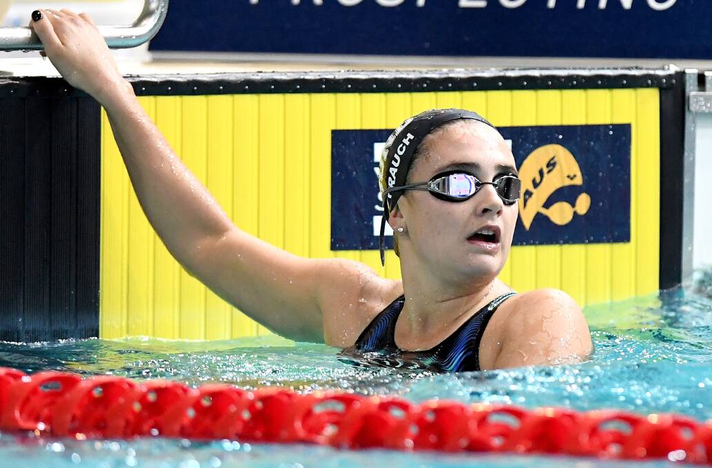 Bendigo's Jenna Strauch is back in the pool and has her sights set on Tokyo 2021. Picture: SWIMMING AUSTRALIA