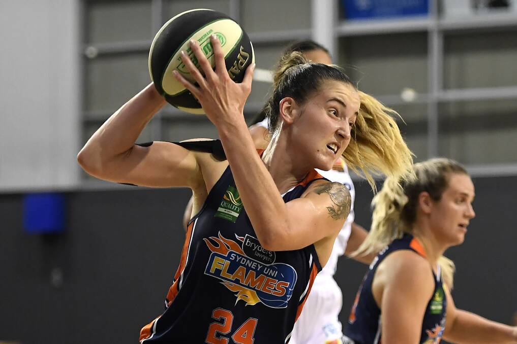 BENDIGO-BOUND: Anneli Maley in action for the Sydney Uni Flames in the WNBL. Picture: GETTY IMAGES