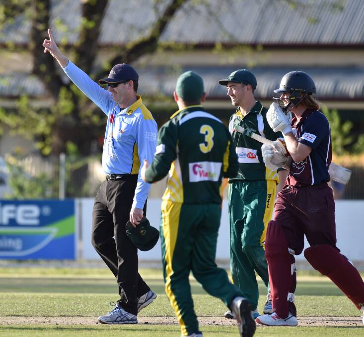 YOU'RE OUT: Umpire numbers are low for the upcoming BDCA season.