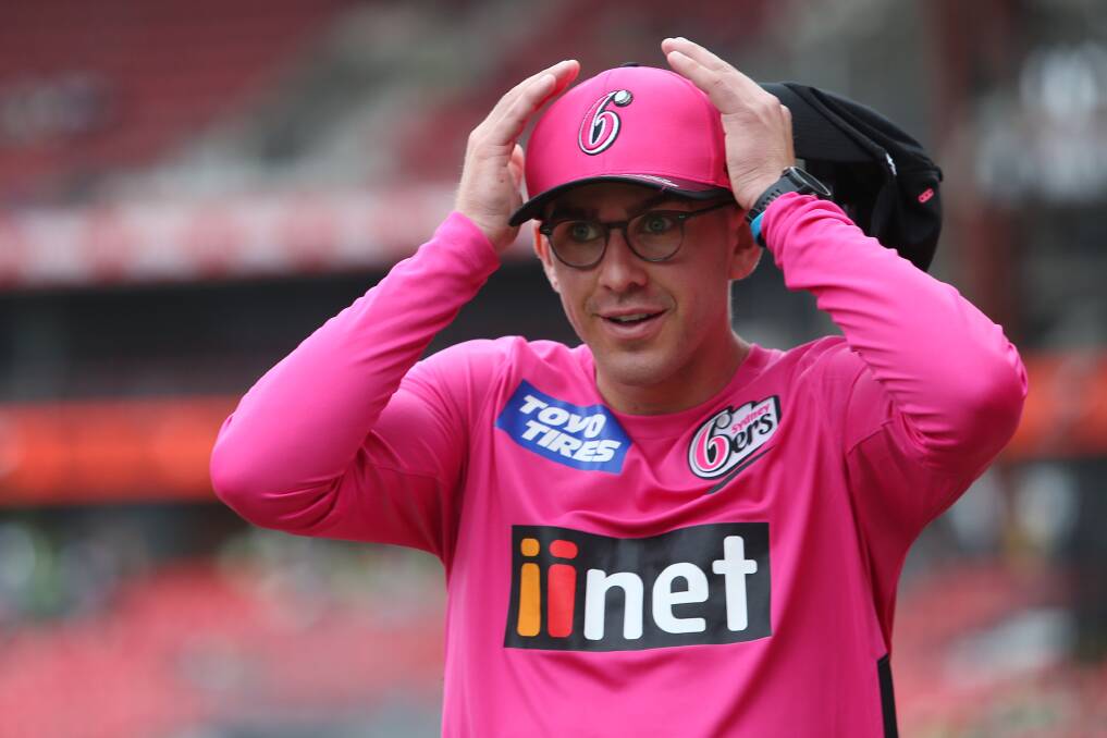 Todd Murphy on debut for the Sydney Sixers. Picture: GETTY IMAGES