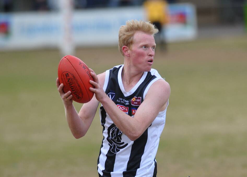 Ben Rose was one of Castlemaine's best players against Gisborne.
