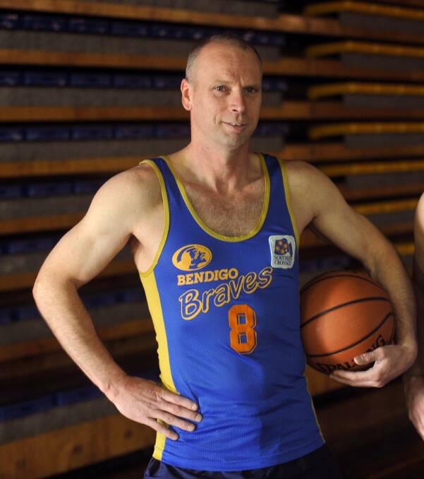 ONE OF A KIND: Bendigo Braves' great Steve Kelly in the number 8 singlet he wore in the 1980s.