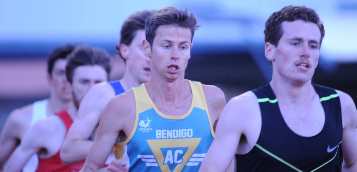 IN FORM: Bendigo Harriers' Jamie Cook has been running slick times on the Flora Hill track.