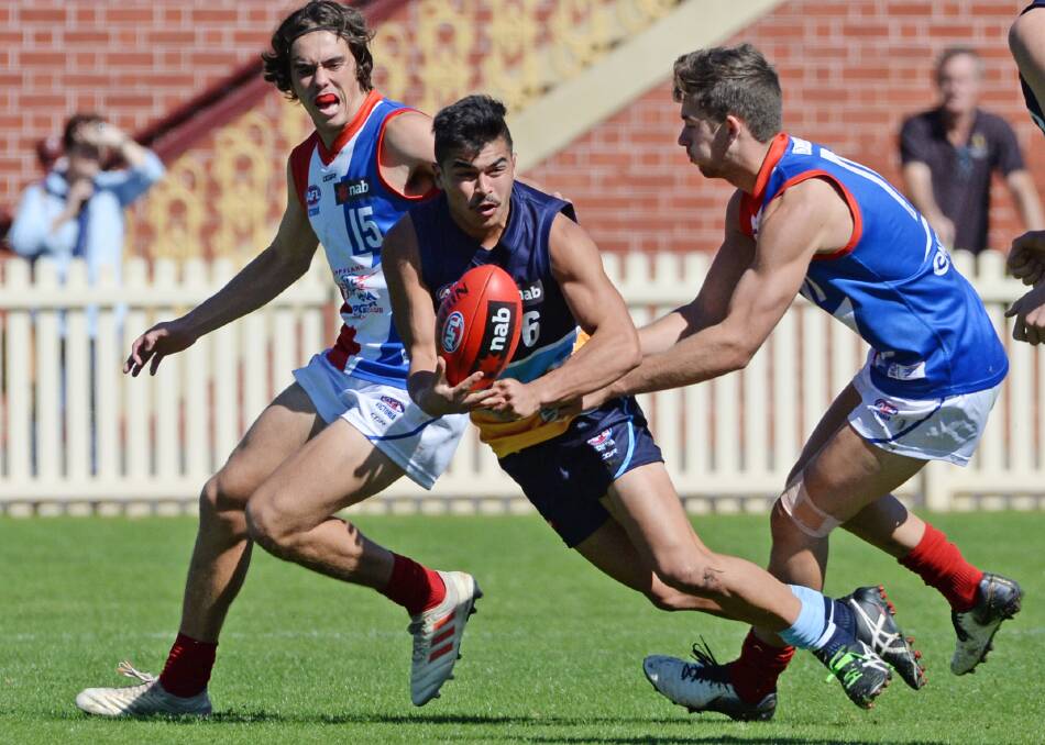 BALL MAGNET: Midfielder Jeremy Rodi is in consistent form for the Bendigo Pioneers.