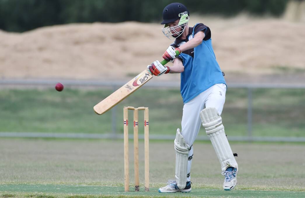 Huntly-North Epsom under-16A batsman Deacon Wheelhouse.