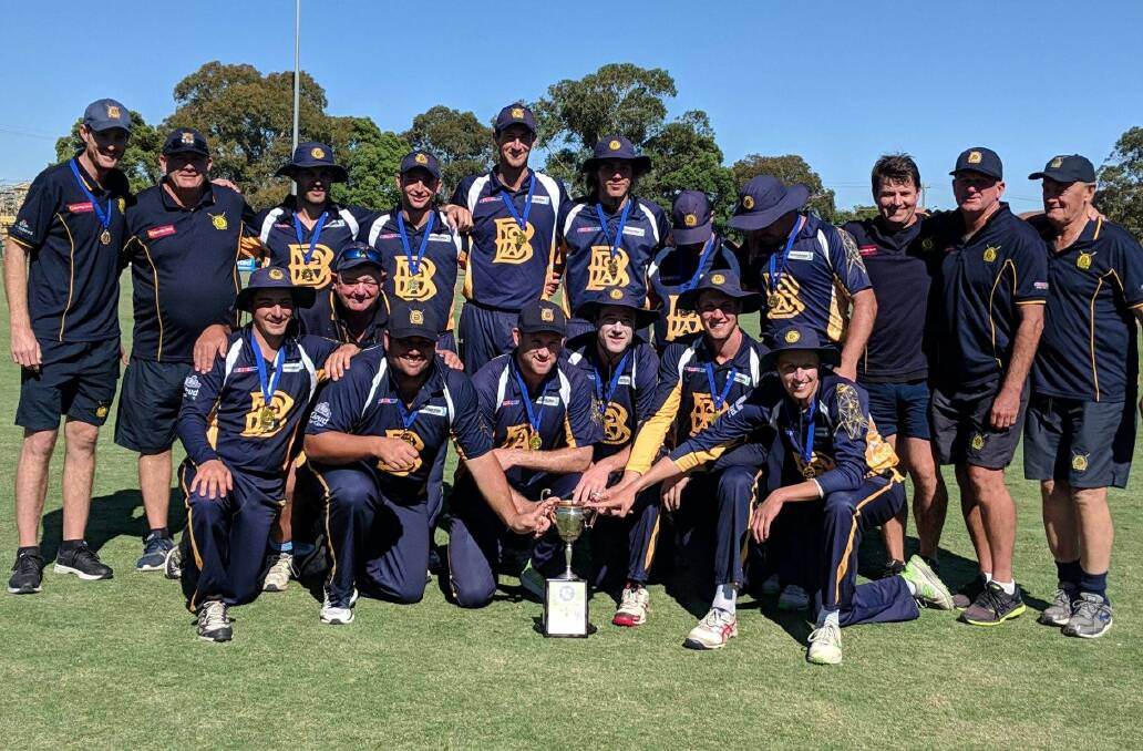 WINNERS ARE GRINNERS: The Bendigo District Cricket Association squad after its grand final win over Ballarat. Pictures: CONTRIBUTED