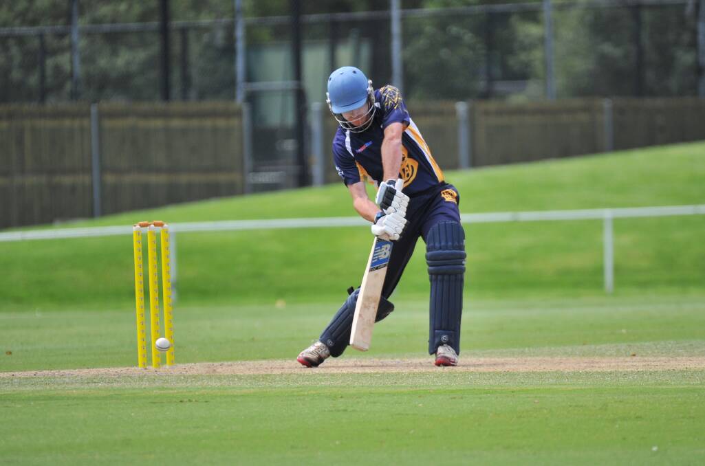 Jack Neylon on his way to 96 for the BDCA. Picture: ADAM BOURKE