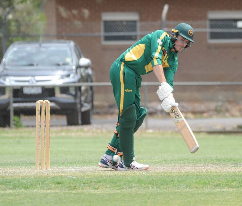 Dylan Klemm played a vital innings with the bat for the Roos.