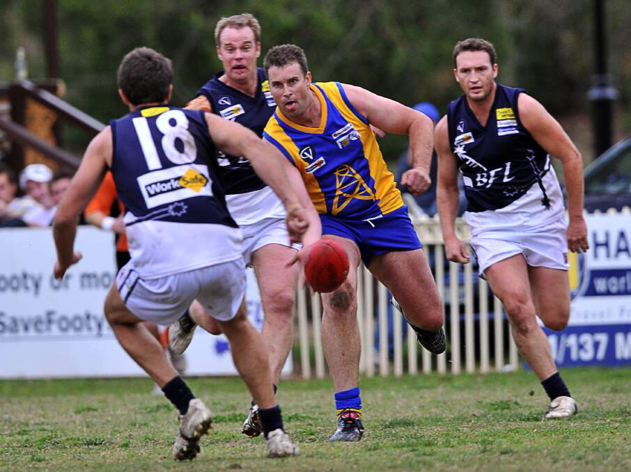 Steven Oliver famously came out of retirement in 2009 to lead the BFNL to an inter-league win over Ballarat.