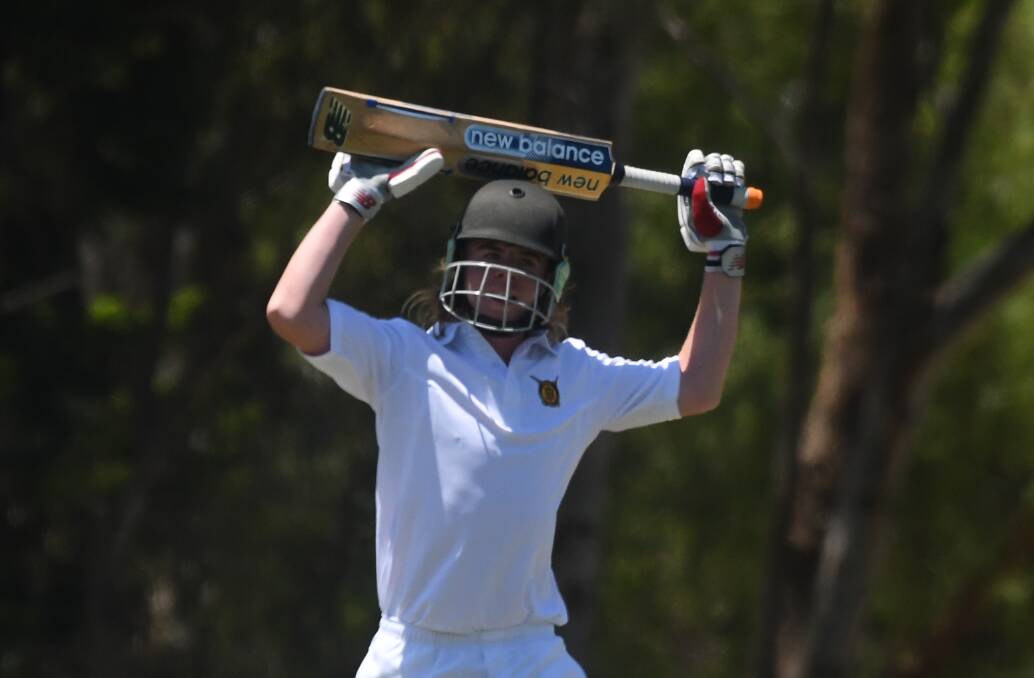 JUST SHORT: The BDCA's Xavier Grant reacts after being dismissed for 96 against Murray Valley at White Hills. Pictures: ADAM BOURKE