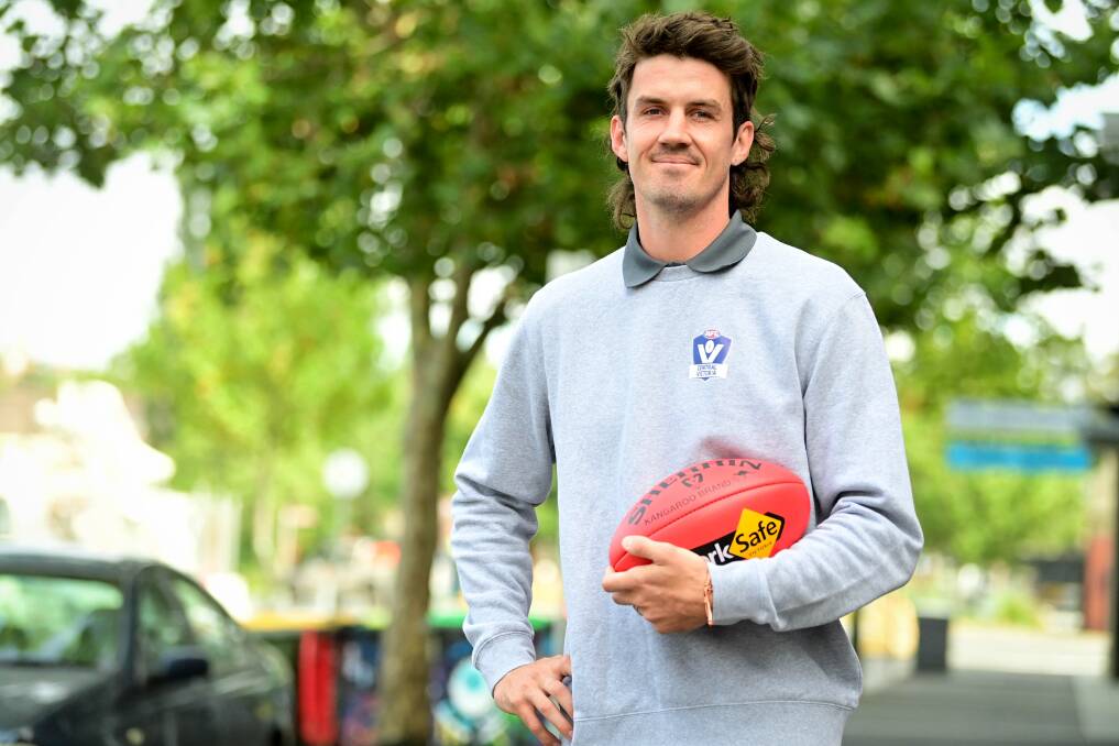 Michael Hartley earlier this year after he was appointed competition manager for the new AFL Central Victoria under-18 league.