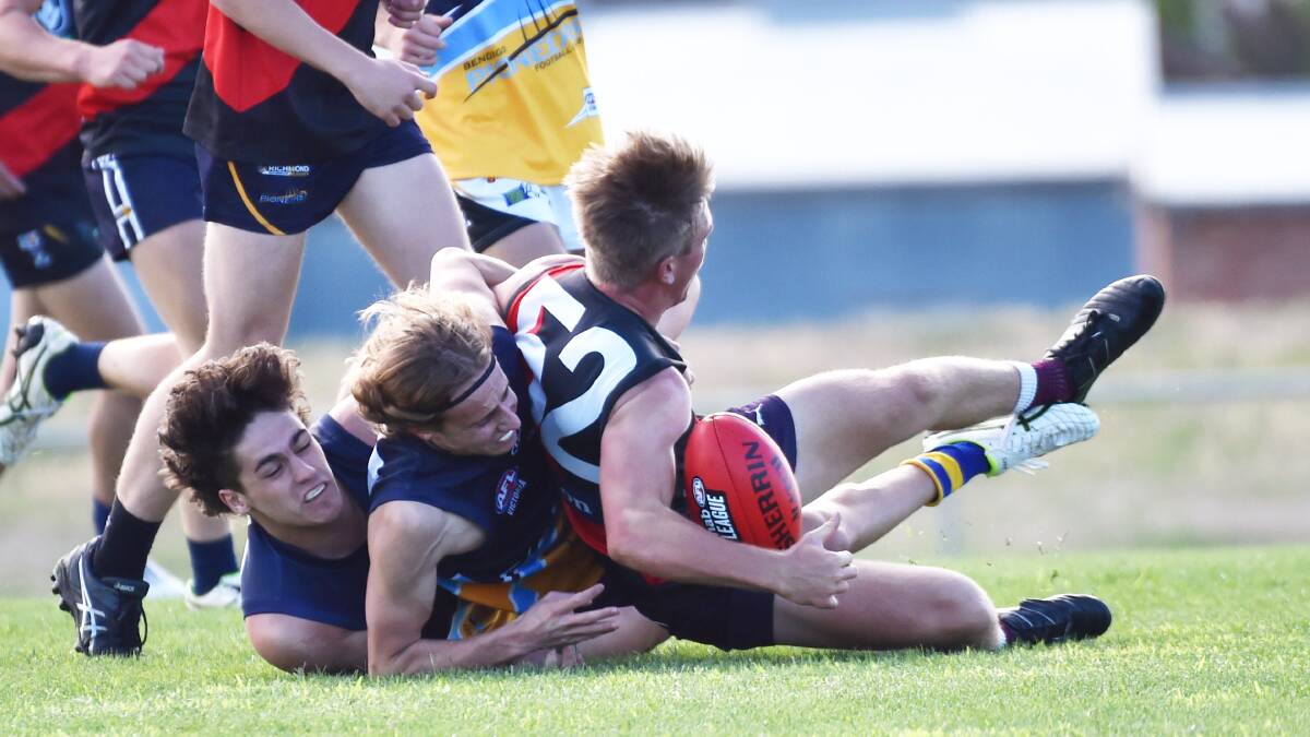 FOOTY FEVER: The Bendigo PIoneers will play important trial games on Saturday. Picture: DARREN HOWE
