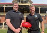 Matt Johnston and Coby Perry will share the coaching duties at Maryborough this season. Picture by Maryborough FNC