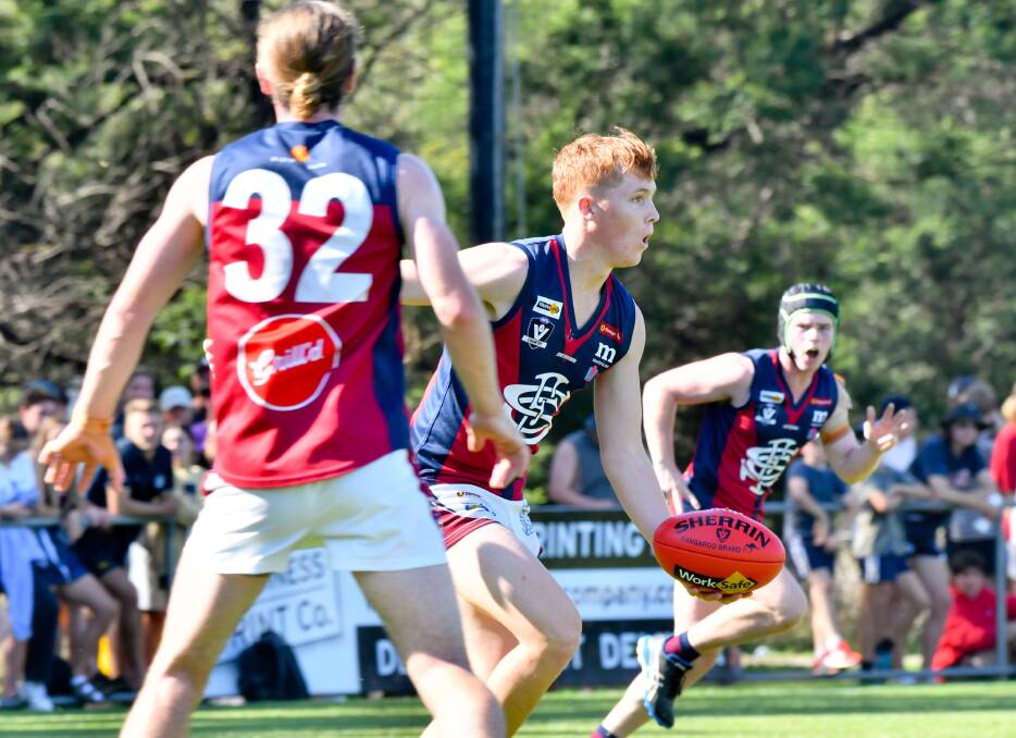 Noah Walsh was one of Sandhurst's most impressive young players in 2021. Picture: DARREN HOWE
