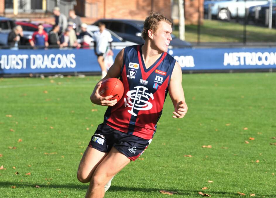 Sandhurst forward Cobi Maxted showed his class with five goals against the Magpies.