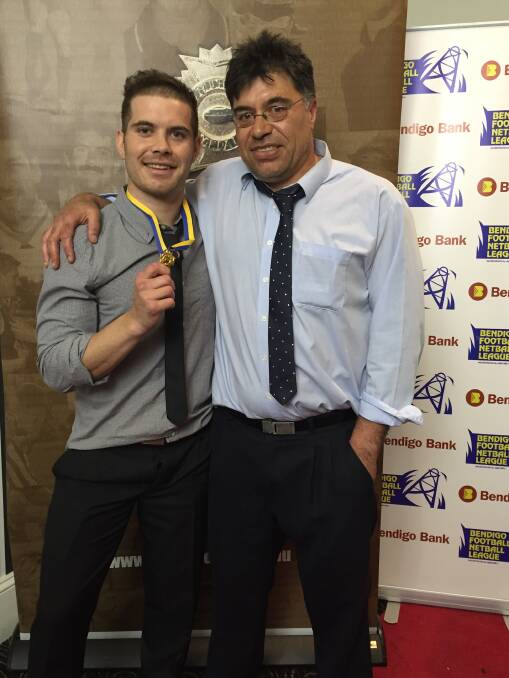 Brodie and Derrick Filo at the 2015 Michelsen Medal.