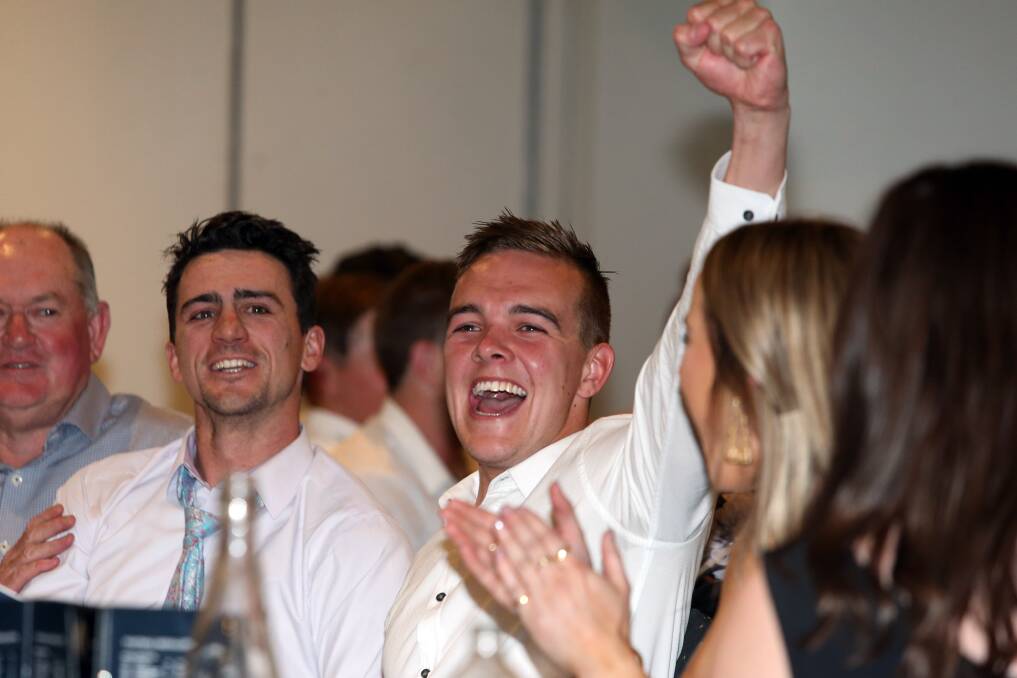 Jake Thrum was very happy to see his team-mate Adam Baird win the Michelsen Medal. Picture: GLENN DANIELS