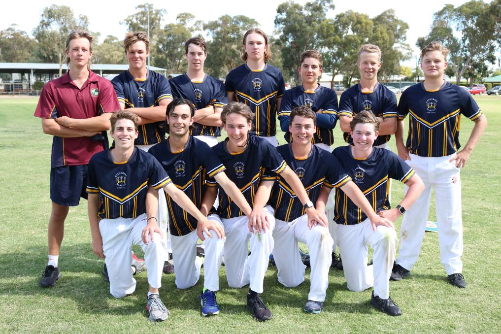 Back: Lachlan Wass, Ethan Maltby, James Barri, Wil Tuohey, Matthew Wilkinson, Harry McKinley, Declan McMahon. Front: Jack Keating, Abe Sheahan, Nicholas Wallace, Nathan Walker, Jasper Langley. Picture: CONTRIBUTED