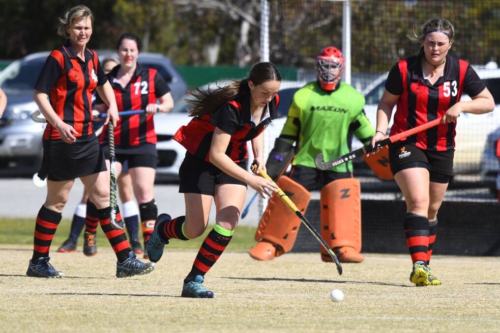 Hockey is a popular part of Northn Central sport. Picture: NONI HYETT