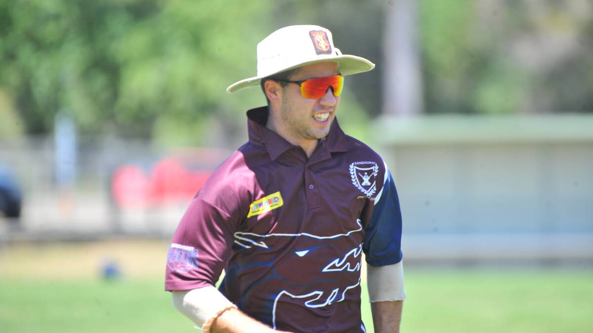 MAN OF THE MATCH: Damon Egan playing for Sandhurst in BDCA Twenty20 cricket