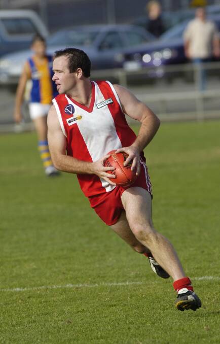 Danny O'Bree in his playing days with South Bendigo.