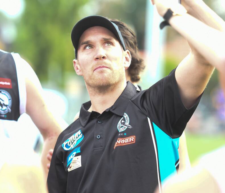 Maryborough coach Ben Lavars celebrated his first win as coach of the Magpies.