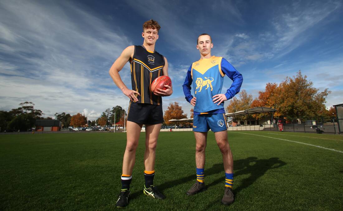 FRIENDS TURN FOES: CMC captain Zack Shelton and BSSC skipper Alex Jenkyn ahead of Wednesday's clash at the QEO. Picture: GLENN DANIELS