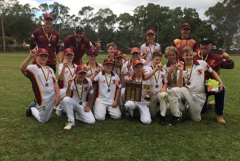 Maiden Gully under-14B premiership team. Picture: CONTRIBUTED