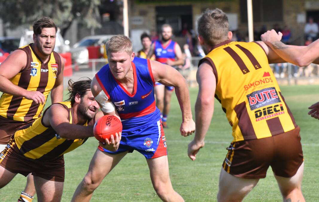 DOGS AND HAWKS: North Bendigo travels to Huntly in the HDFNL this Saturday.