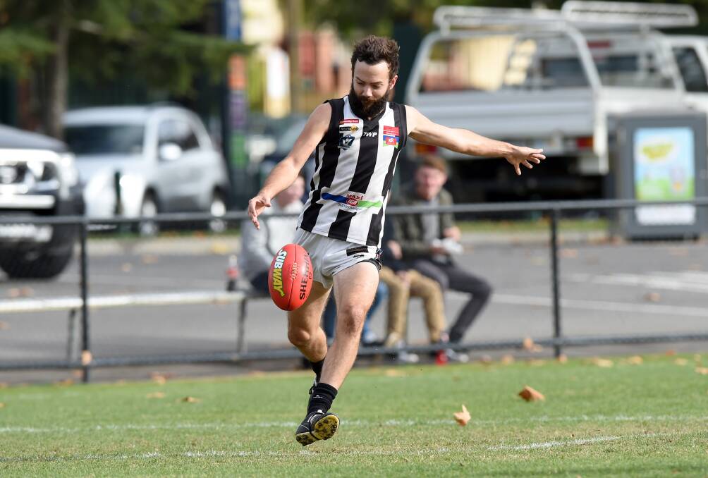 PROUD PIE: Reliable defender David Stephens will coach the reserves in 2021. Stephens and the Pies start training on Monday.
