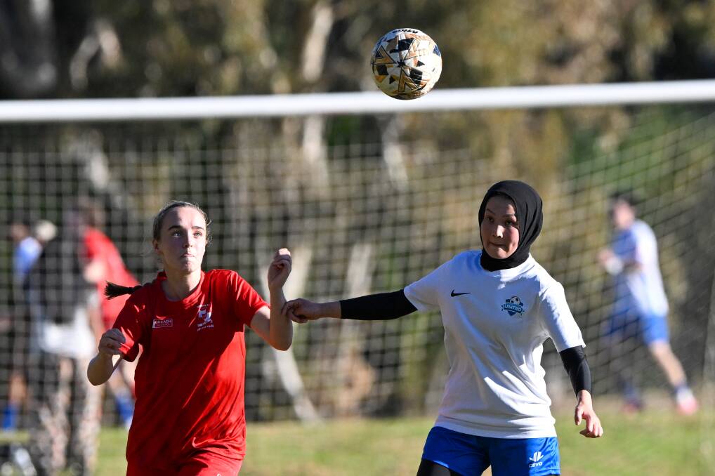 The Spring Gully versus Shepparton United clash went down to the wire. Picture by Darren Howe