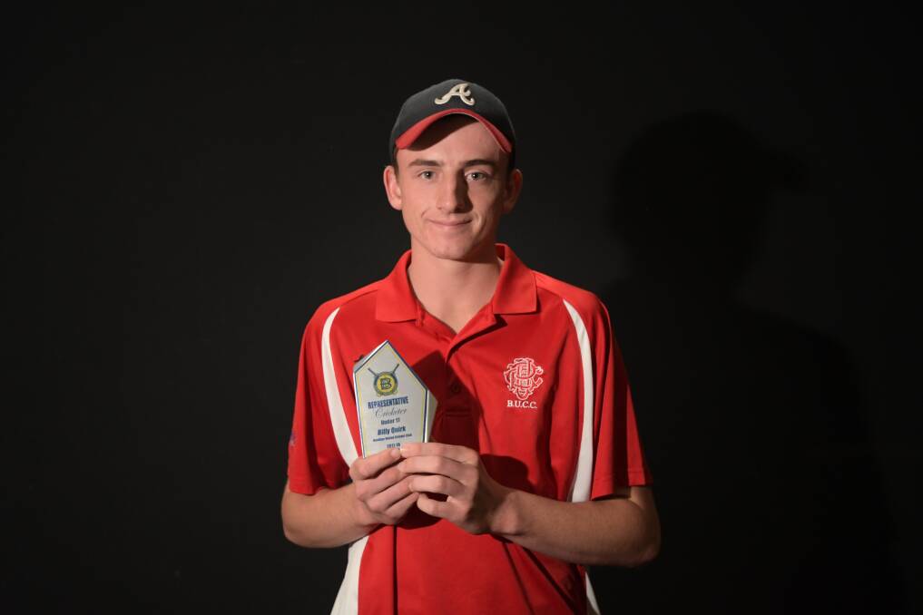 Under-17 representative cricketer of the year - Billy Quirk (Bendigo United). Picture: NONI HYETT