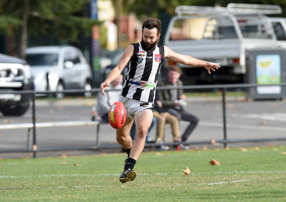 LOYAL PIE: Castlemaine defender David Stephens will coach the club's reserves.