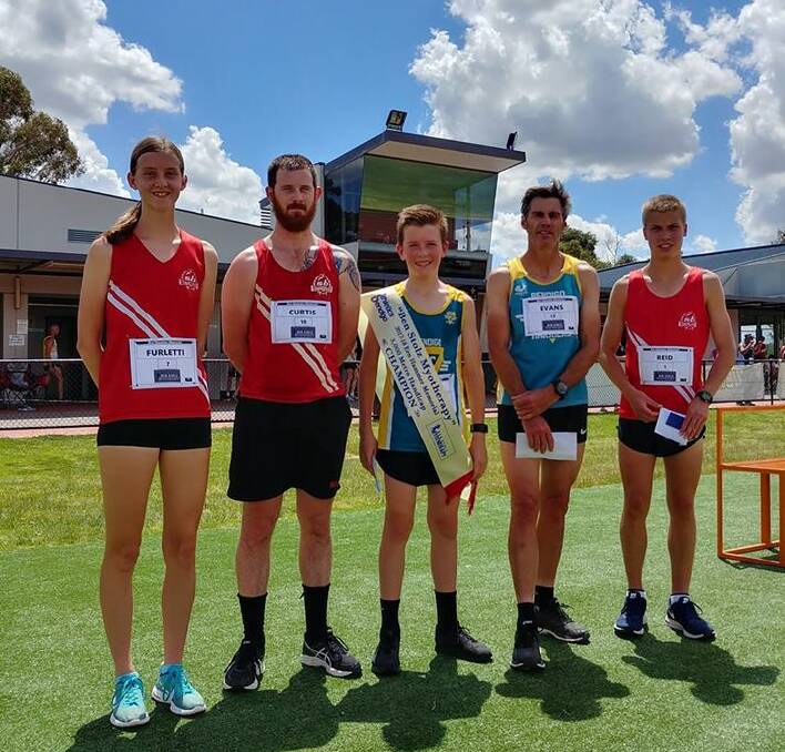 TOP PERFORMERS: Taryn Furletti, Peter Curtis, Jackson Eadon, Rossi Evans and Archie Reid. Picture: GREG HILSON