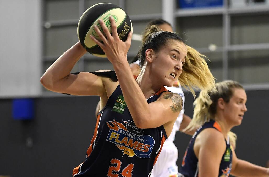 Anneli Maley is one of the premier rebounders in Australian basketball. Picture: GETTY IMAGES