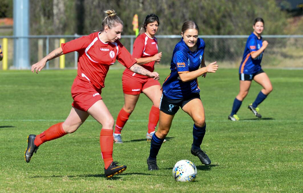 POWER: The Spring Gully United women's teamfound the back of the net 68 times in the shortened 2021 season. 