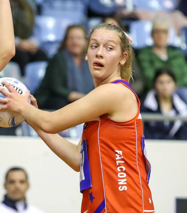 South Bendigo's Chloe Langley in action in state league finals. Picture: GRANT TREEBY