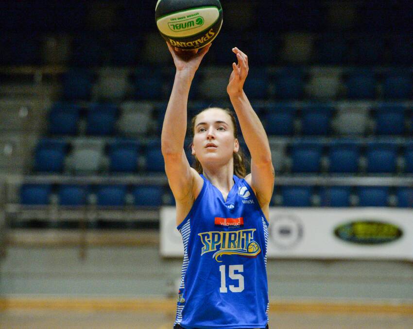 TOP OF HER GAME: Anneli Maley is having a career-best WNBL season, including a 38-point haul on Wednesday night. Picture: DARREN HOWE