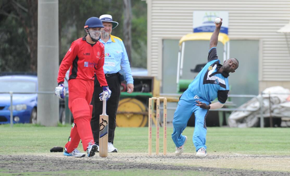 BIG DAY: Sandun Ranathunga was best with the ball and with the bat for Huntly-North Epsom. Picture: ADAM BOURKE