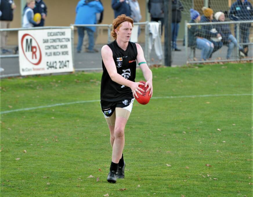Brodie Byrne looks to be a player of the future for Castlemaine.