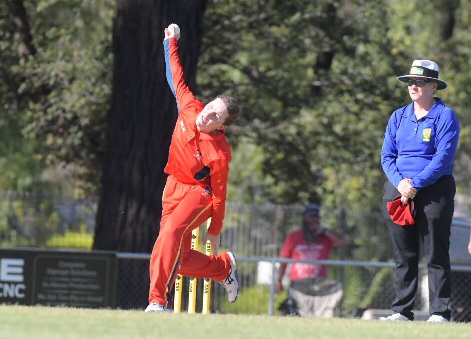 WELL BOWLED: South Australia's Stephanie Beazleigh is the leading wicket taker with seven. Picture: NONI HYETT