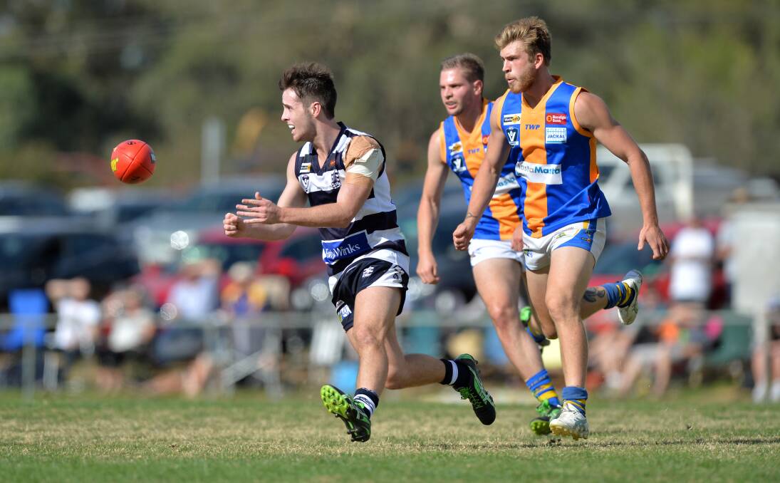 Vinnie Flood was one of the most promising players in the BFNL before he hurt his knee.