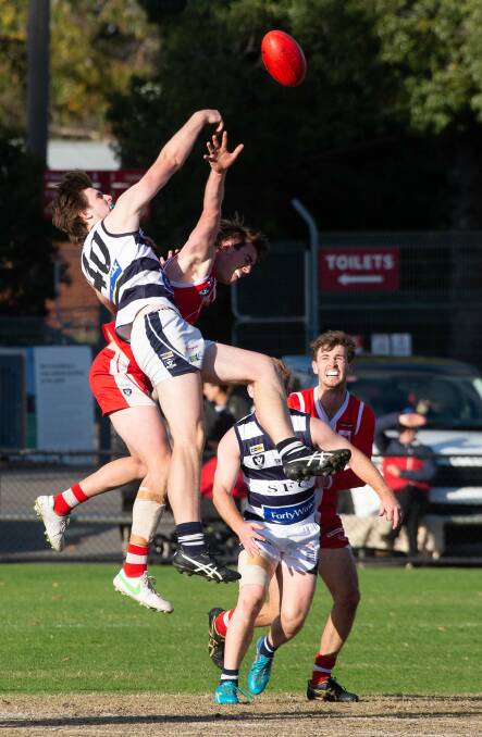Tim Hosking wins a hit-out for Strathfieldsaye in the BFNL. Hosking will make his NAB League debut on Sunday.