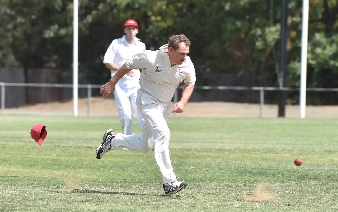 Heath Behrens in the field during his first XI career.