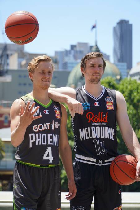 RIVALS: South East Melbourne Phoenix and Melbourne United. Picture: MELBOURNE UNITED